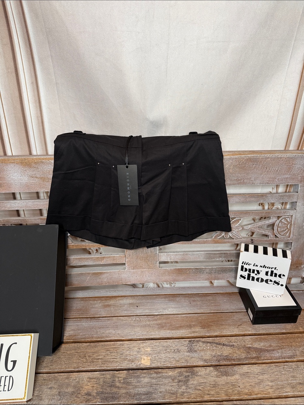 John Richmond Black Women's Shorts